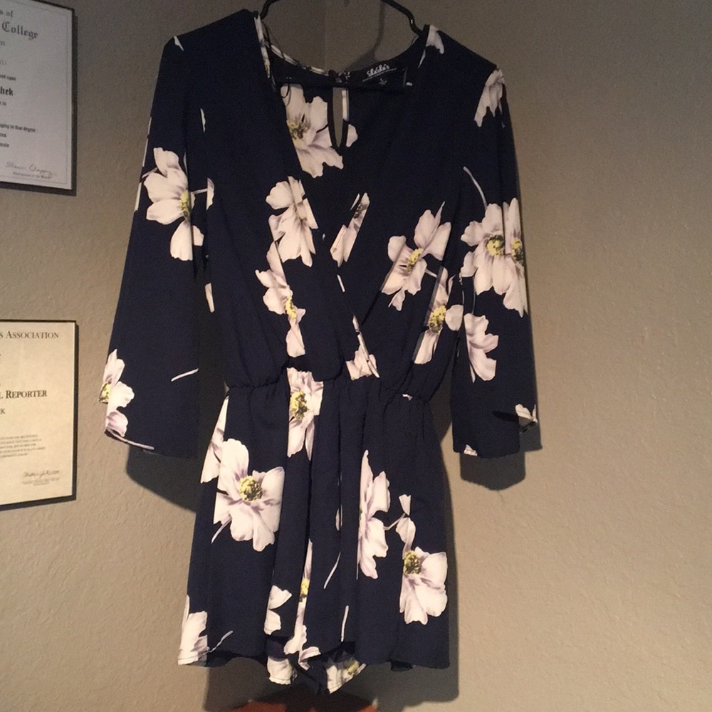 Large Lulu’s floral romper